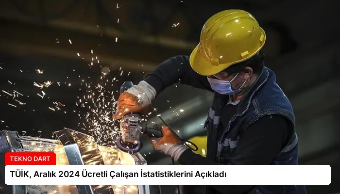 TÜİK, Aralık 2024 Ücretli Çalışan İstatistiklerini Açıkladı