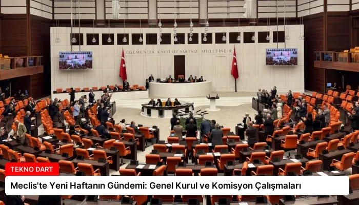 Meclis’te Yeni Haftanın Gündemi: Genel Kurul ve Komisyon Çalışmaları