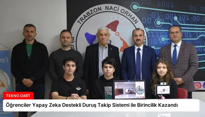 Öğrenciler Yapay Zeka Destekli Duruş Takip Sistemi ile Birincilik Kazandı