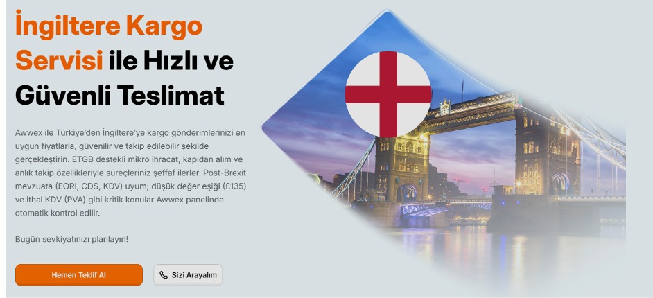 E-İhracatın Yeni Rotası: Awwex ile İngiltere Pazarına Hızlı ve Güvenli Erişim