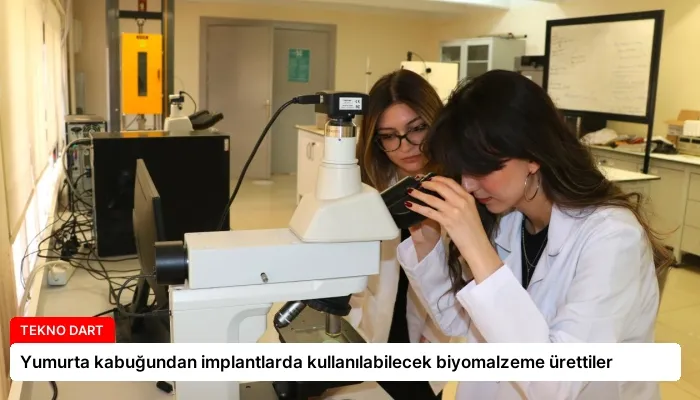 Yumurta kabuğundan implantlarda kullanılabilecek biyomalzeme ürettiler