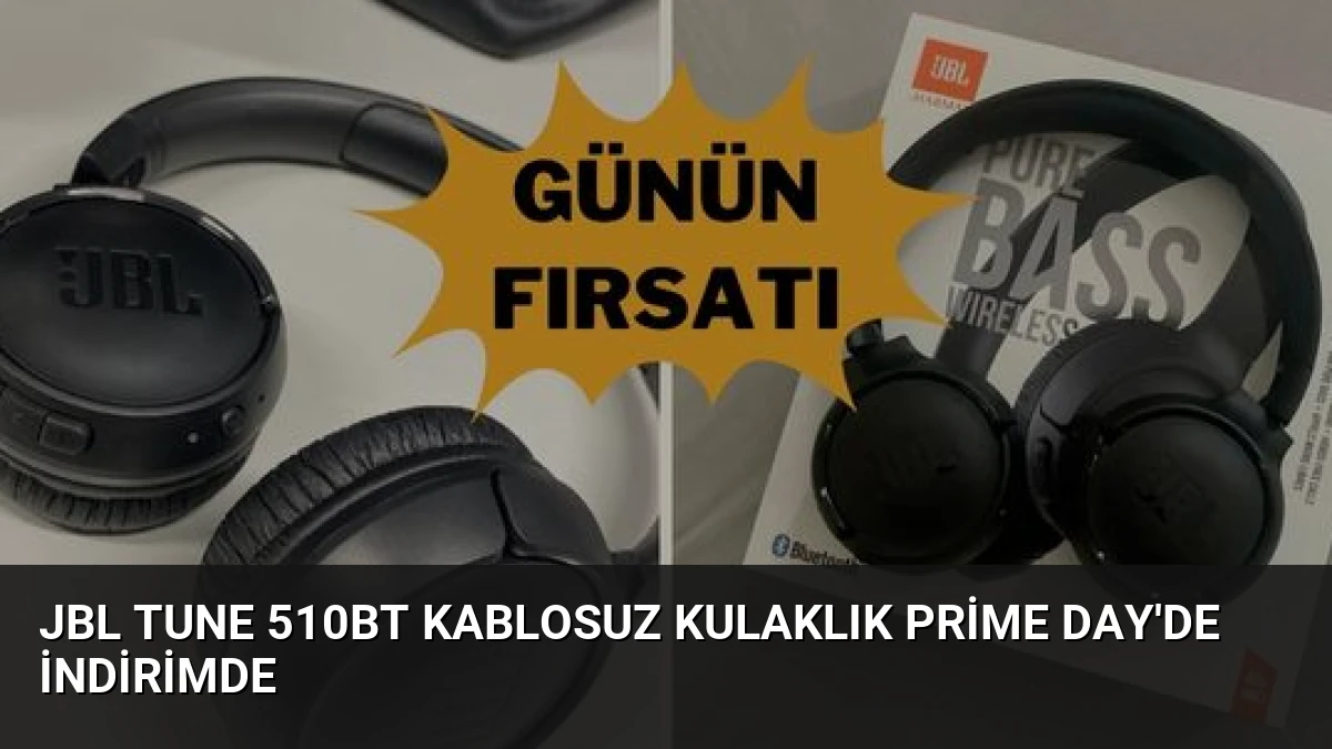 JBL Tune 510BT Kablosuz Kulaklık Prime Day’de İndirimde