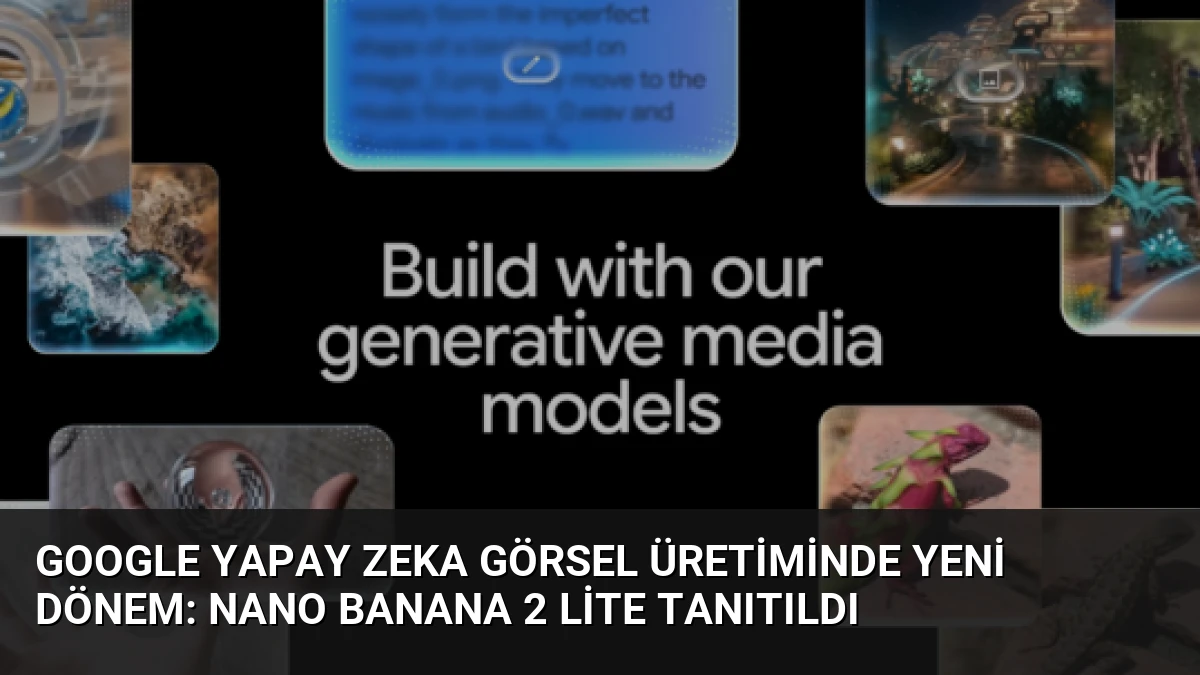 Google Yapay Zeka Görsel Üretiminde Yeni Dönem: Nano Banana 2 Lite Tanıtıldı