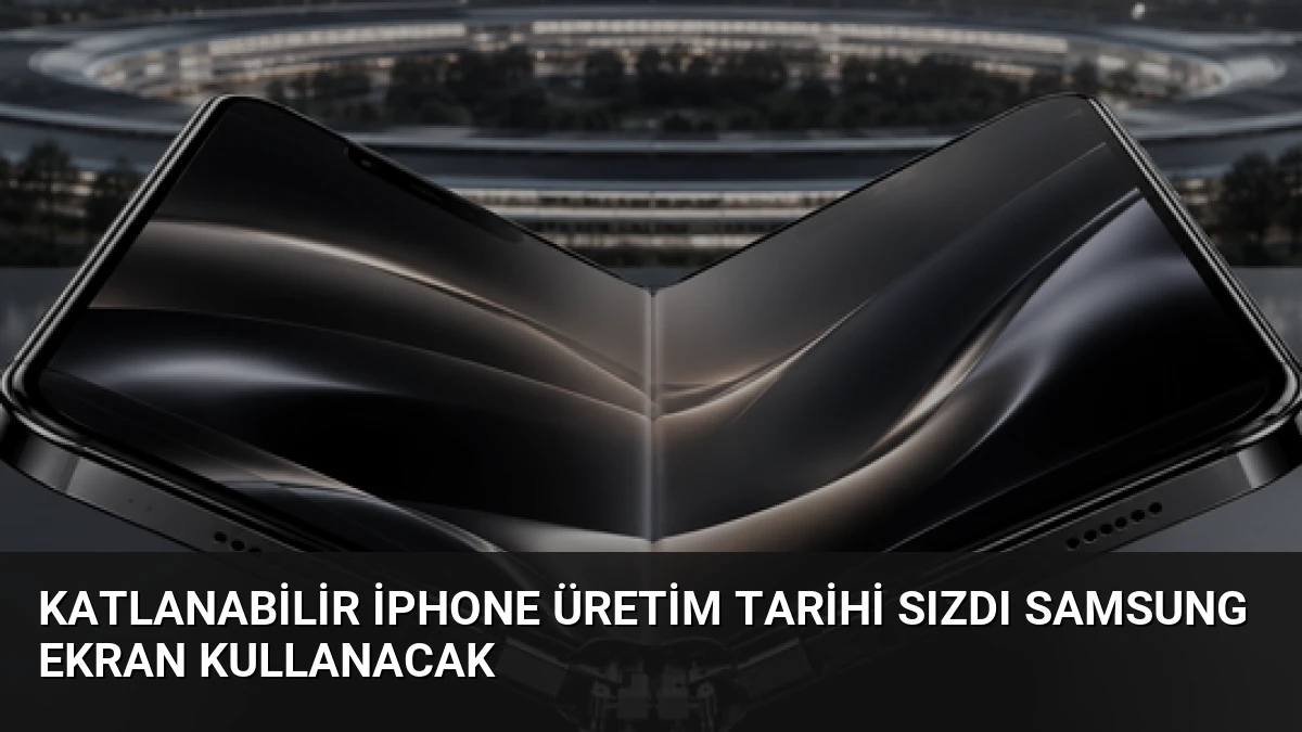 Katlanabilir iPhone Üretim Tarihi Sızdı Samsung Ekran Kullanacak