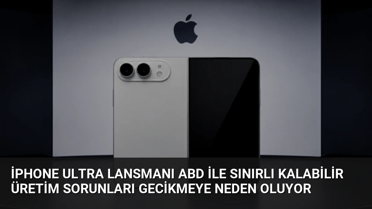 iPhone Ultra Lansmanı ABD ile Sınırlı Kalabilir Üretim Sorunları Gecikmeye Neden Oluyor