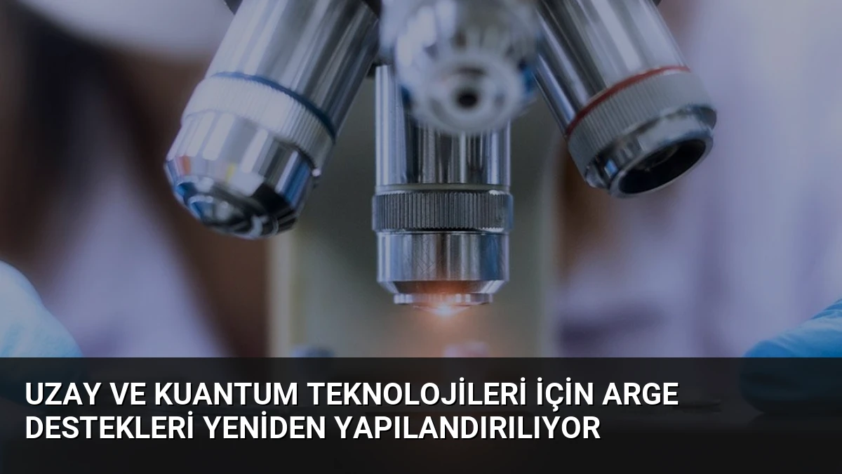 Uzay ve Kuantum Teknolojileri İçin ARGE Destekleri Yeniden Yapılandırılıyor