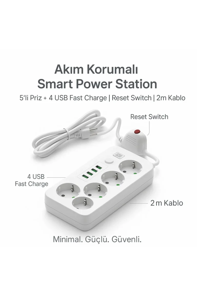 Evde Televizyon ve Modem Güvenliği İçin Akım Korumalı Priz Seçimi
